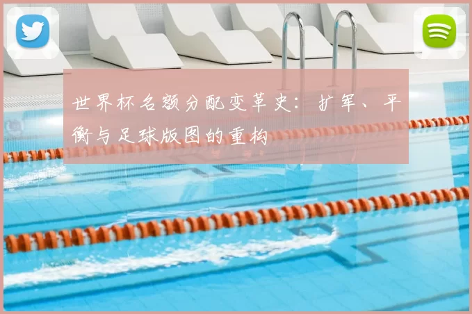 世界杯名额分配变革史:扩军、平衡与足球版图的重构
