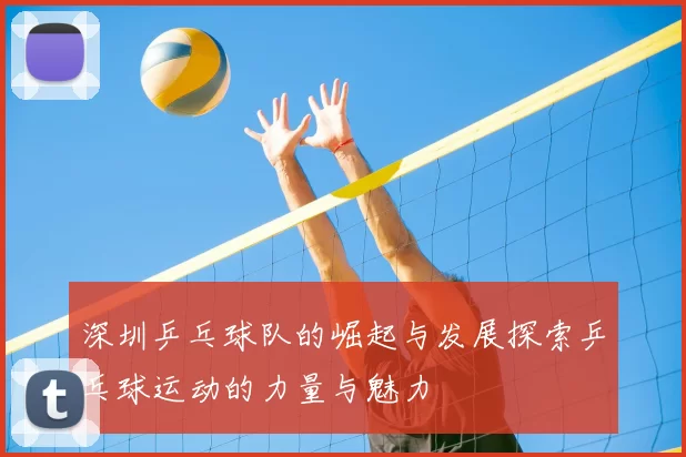 深圳乒乓球队的崛起与发展探索乒乓球运动的力量与魅力